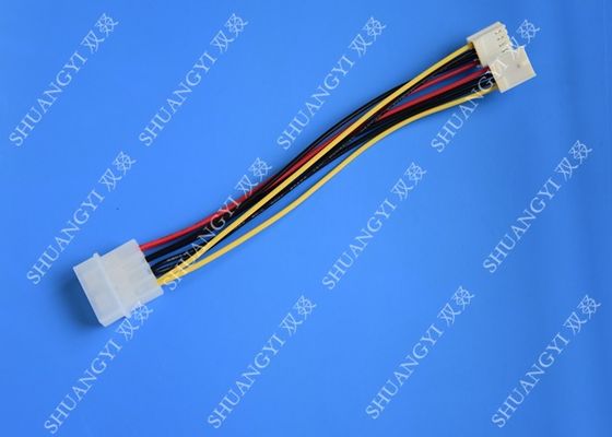 China Conjunto de chicote de fios do cabo do SSD do disco rígido HDD, Molex a dual cabo do divisor do poder de SATA fornecedor