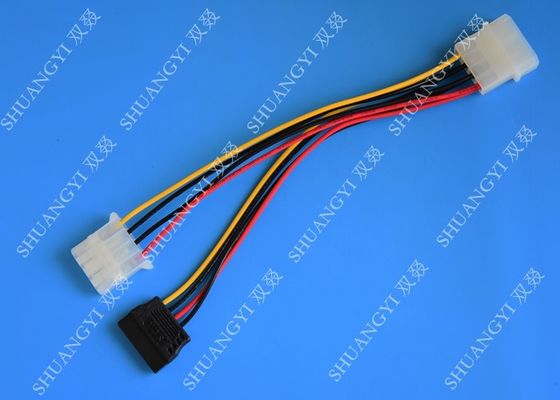 China Cabo linear do conversor do adaptador da extensão do divisor com o conector fêmea de 4 Pin Molex fornecedor
