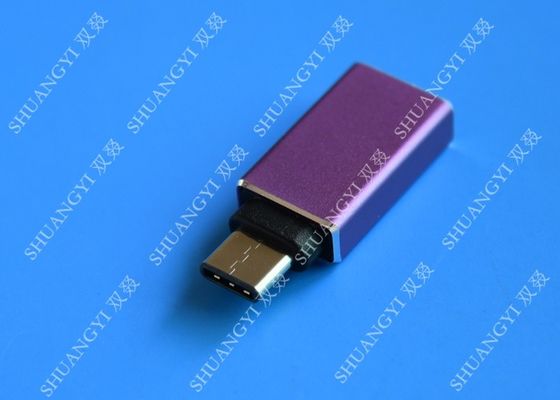 China Tipo 5X/6P micro USB metal roxo USB C a USB A 3,0 do nexo de MacBook de C fornecedor