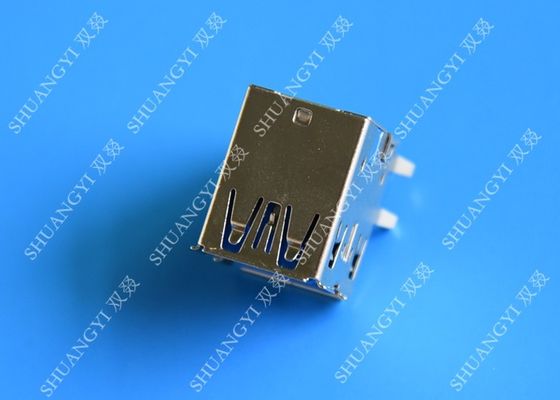 China Tipo fêmea do conector de USB das duplas camada micro um MERGULHO Jack do Pin do ângulo direito 8 fornecedor