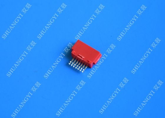 China Pin fêmea externo personalizado da tensão 125Vac SMT 7 do conector de SATA do vermelho fornecedor