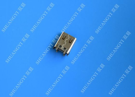 China Tipo bonde ciclos de USB 3,1 do conector do Pin USB do MERGULHO 24 de SMT da fêmea 10000 de C fornecedor