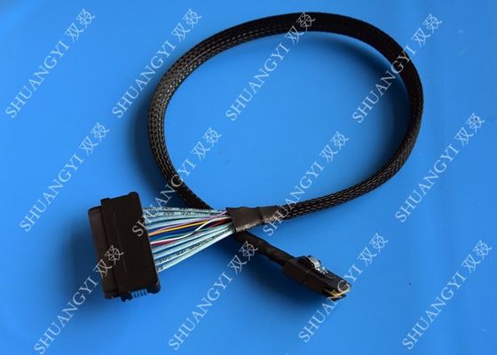 China Pin unido mini série do SAS SFF-8087 36 do cabo de SCSI ao cabo do Pin do SAS SFF-8484 32 0,5 M fornecedor