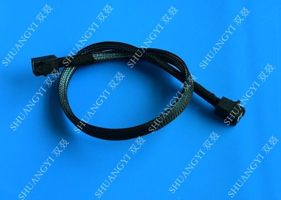 China Mini SAS cabo de HD com Sideband blocos flexível dobrável de 0,8 medidores/2.6ft 2 fornecedor