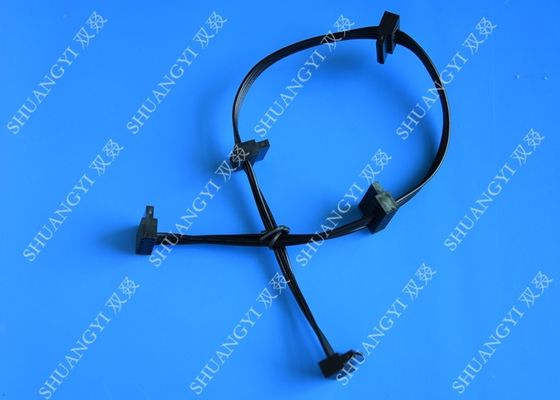 China 18 cabo distribuidor de corrente de SATA Serial ATA do cabo do adaptador do divisor do poder Calibre de diâmetro de fios 4x SATA fornecedor