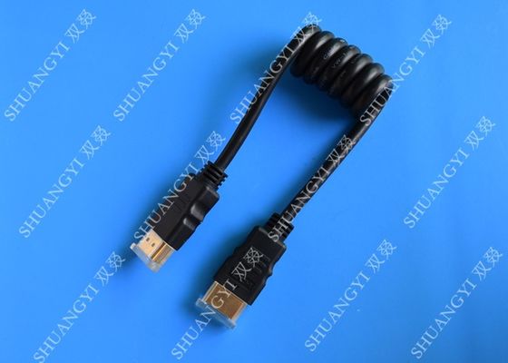 China cabo padrão da alta velocidade HDMI de 5m, cabo trançado de 1080P 1,4 HDMI fornecedor